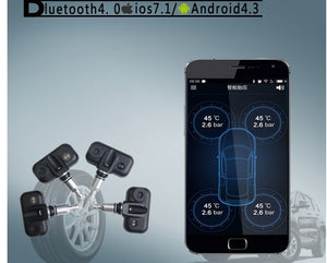 Bluetooth Wireless Tire Pressure Monitoring System - Zambeel