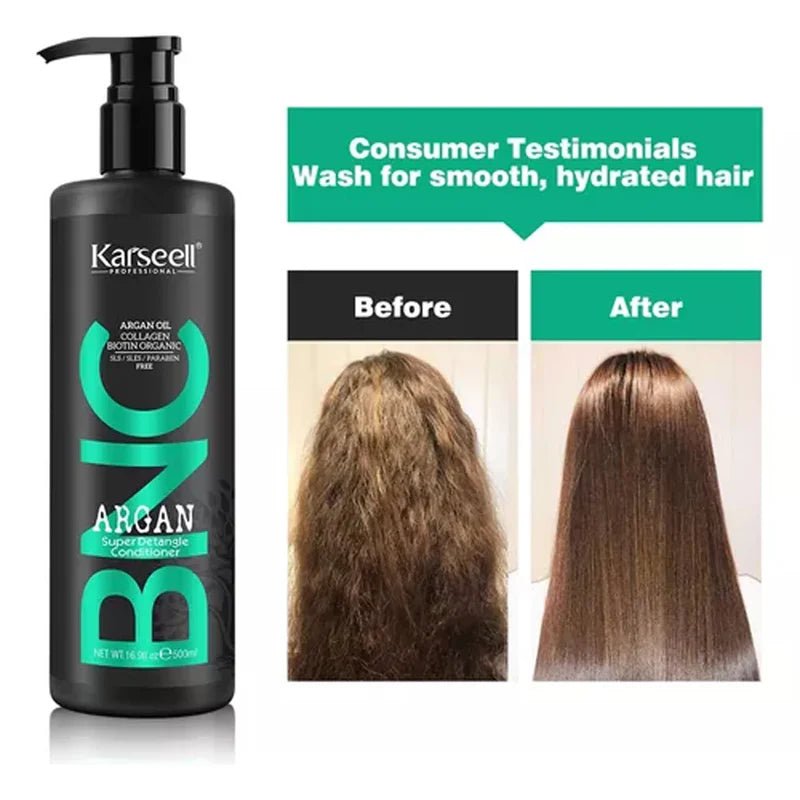 BNC Argan Shampoo & Conditioner (500ml) - Zambeel