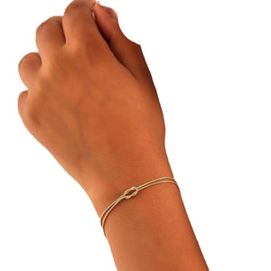 Bohemian Style Fashion Knotted Snake Bones Chain Bracelet - Zambeel