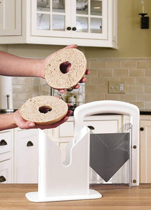 Bread Slicer Bagel Slicer Cutter Dog Head Guillotine Baking Tool Kitchen Gadgets - Zambeel