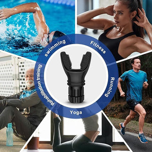 Breathing Trainer Respirator Fitness Equipment Exercise Lung Face Mouthpiece For Household Healthy Care Accessories - Zambeel