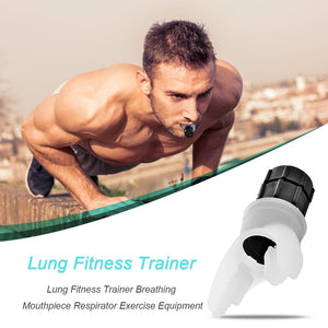 Breathing Trainer Respirator Fitness Equipment Exercise Lung Face Mouthpiece For Household Healthy Care Accessories - Zambeel