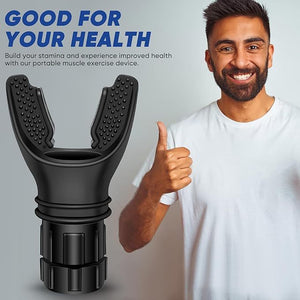 Breathing Trainer Respirator Fitness Equipment Exercise Lung Face Mouthpiece For Household Healthy Care Accessories - Zambeel
