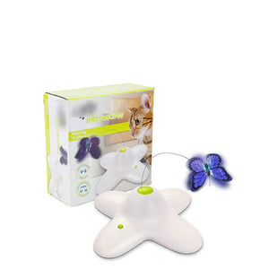 Butterfly Flying Funny Cat Artifact Funny Cat Toy Cat - Zambeel