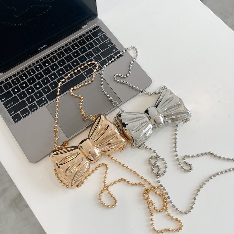 Butterfly Metal Lipstick Pack Women's Fashion Advanced Mini Chain Crossbody - Zambeel