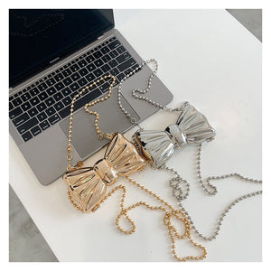 Butterfly Metal Lipstick Pack Women's Fashion Advanced Mini Chain Crossbody - Zambeel