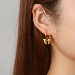 Butterfly Titanium Steel Earrings For Womensimple And Stylish - Zambeel
