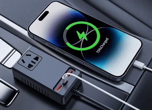 C12 - Intelligent Car Power Inverter with USB Ports - Zambeel