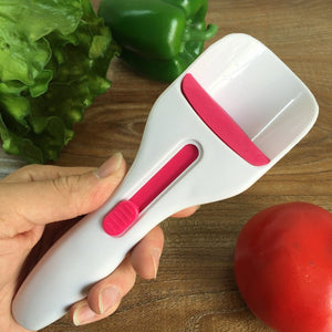 Cake Batter Scoop Can Push Labor - saving Cupcake Spoon Cake Batter Distribution Liquid Chocolate Sauce Batter Measuring Spoon Kitchen Gadgets - Zambeel
