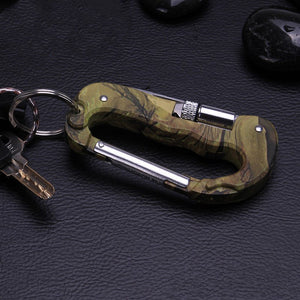 Camouflage Clasp Knife Saw Screwdriver Multifunctional Outdoor Tools Climbing Carabiner Quickdraws Aluminum 5 In 1 Carabiner - Zambeel