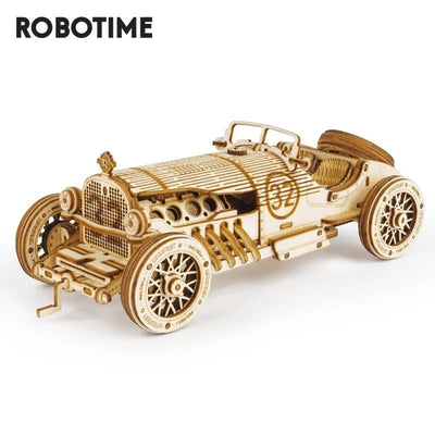 Car 3D Wooden Puzzle Game Assembly Racing Children's Toys - Zambeel