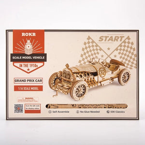 Car 3D Wooden Puzzle Game Assembly Racing Children's Toys - Zambeel