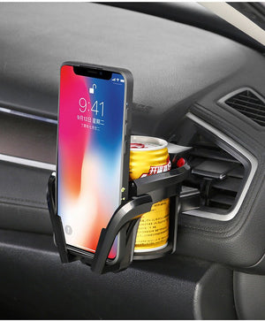 Car Air Outlet Mobile Phone Holder Multifunctional Beverage Holder - Zambeel