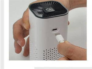 Car Air Purifier Portable Negative Ion Generator Remove Formaldehyde Dust Smoke Air Freshen Washer For Home Car - Zambeel