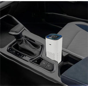 Car Air Purifier Portable Negative Ion Generator Remove Formaldehyde Dust Smoke Air Freshen Washer For Home Car - Zambeel