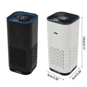 Car Air Purifier Portable Negative Ion Generator Remove Formaldehyde Dust Smoke Air Freshen Washer For Home Car - Zambeel
