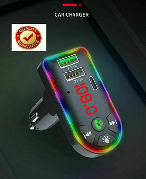 Car Bluetooth 5.0 MP3 Player FM Transmitter Radio 3.1A Fast Charger Adapter Lots - Zambeel