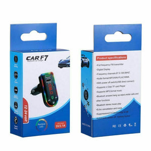 Car Bluetooth 5.0 MP3 Player FM Transmitter Radio 3.1A Fast Charger Adapter Lots - Zambeel