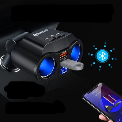 Car Bluetooth Receiver Mp3 Player Fm Audio Transmitter - Zambeel