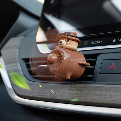 Car Cartoon Air Outlet Aromatherapy To Remove Odor Cute Ornaments - Zambeel