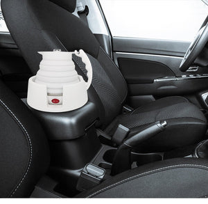 Car Folding Electric Heating Kettle Car Kettle Kettle Water Heater 12V Car Portable - Zambeel