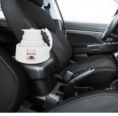 Car Folding Electric Heating Kettle Car Kettle Kettle Water Heater 12V Car Portable - Zambeel