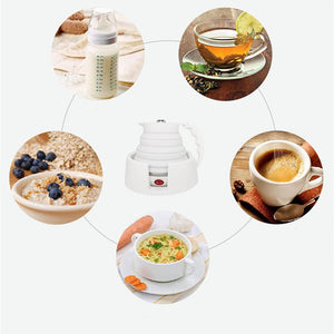 Car Folding Electric Heating Kettle Car Kettle Kettle Water Heater 12V Car Portable - Zambeel