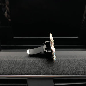 Car Interior Perfume Clip Exquisite Butterfly Diamond Air Conditioner - Zambeel