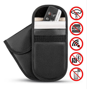 Car Key Signal Blocker Case Faraday Cage Fob Key Bag RFID Locking Bag - Zambeel