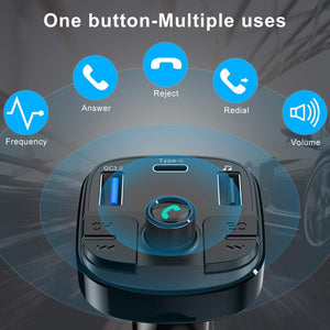Car Mp3 Bluetooth Player Charger - Zambeel