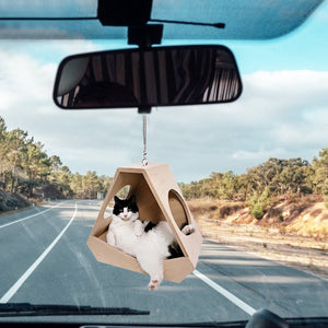 Car Pendant Car Rearview Mirror Cartoon Cute Animal - Zambeel