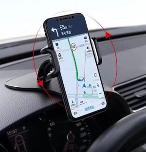 Car Phone Holder Car Dashboard Multi - Function HUD Direct - View Mobile Phone Holder 360 Rotating Car Bracket - Zambeel