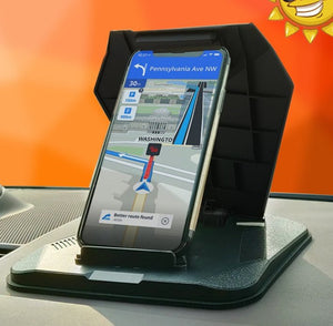 Car Phone Holder Shade Dashboard Mobile Phone Holder Tablet Navigator Holder - Zambeel