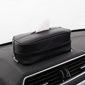 Car PU Hanging Leather Box Car Pumping Paper Bag - Zambeel