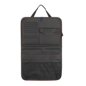 Car Seat Back Storage Bag Car Organizer Bag Foldable Dining Table Tray Travel Storage Bag Car Interior Accessories - Zambeel