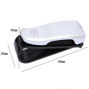 Car Sun Visor Glasses Sunglasses Ticket Receipt Card Clip Storage Holder - Zambeel