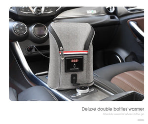Car USB Baby Bottle Warmer Portable Travel Breast Milk Warmer - Zambeel