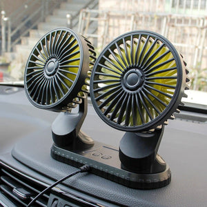 Car Usb Dual - Head Fan Air Outlet - Zambeel