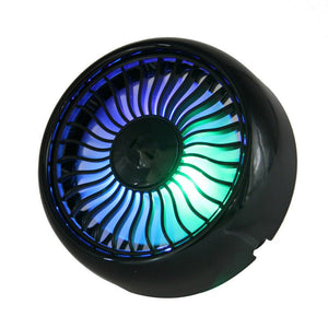 Car Usb Fan Air Outlet Lighting Creative Car Interior Car Auto Supplies - Zambeel