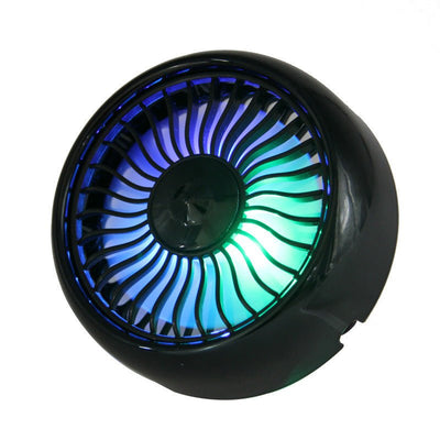 Car Usb Fan Air Outlet Lighting Creative Car Interior Car Auto Supplies - Zambeel