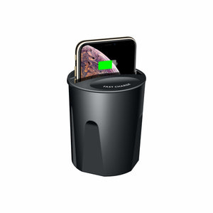 Car Wireless Charging Cup Wireless Charging Bracket Cup Suitable For Samsung - Zambeel