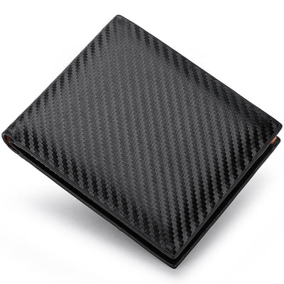 Carbon Fiber Wallet Men's Card Holder One - Piece Zipper - Zambeel