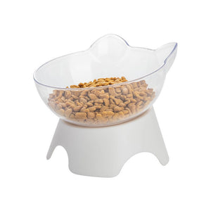 Cat Bowl Dog Bowl Cat Single Bowl Non - slip Cat Bowl Oblique Mouth - Zambeel