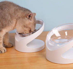 Cat Bowl Pet Diagonal Mouth To Protect Cervical Vertebra Pet Food Basin - Zambeel