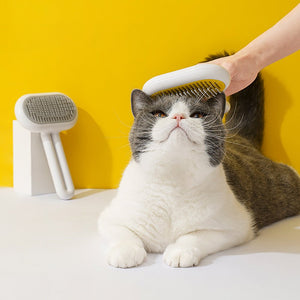 Cat Brush,Dog Brush, Pet Hair Cleaner Brush,Pet Grooming Cat Dog Brush,Pet Comb - Cat Comb For Kitten Massage Removes Loose Fur - Cat Grooming Brush Long Short Hair Cats Dogs Pet Brush - Zambeel