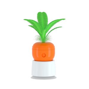 Cat Leaking Food Toy Self - Playing Tumbler Toys Funny Swing Feeder Carrot Kitten Puzzle Interactive Game Exercise Pet Supplies - Zambeel