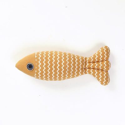 Cat Toy Funny Cat Linen Fish Pillow Self - hey Cat - Zambeel