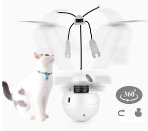Cat Toy Funny Cat Toy Three In One Robot Tumbler Laser Cat Toy - Zambeel