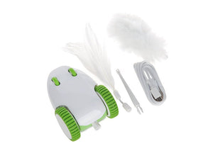 Cat Toys Anti - boring Artifact Automatic Funny Stick Replacement Head Feather Pet Products - Zambeel