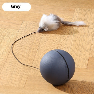 Cat Toys Mouse Teaser Ball Funny Moving Toy For Pets Cat Dog Electric Teaser Ball Automatic Intelligent Rolling Ball Pet Products - Zambeel
